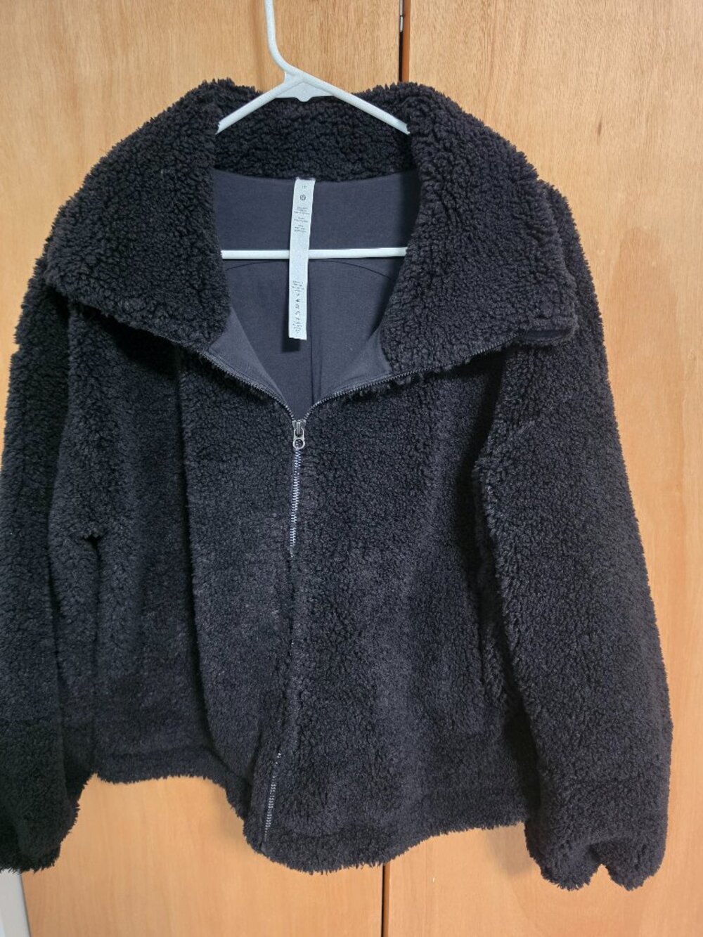 Fleece Teddy Lululemon Size 10 Full Zip